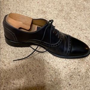 Paul Evans cap toe in black size 7 1/2 “Brando”
